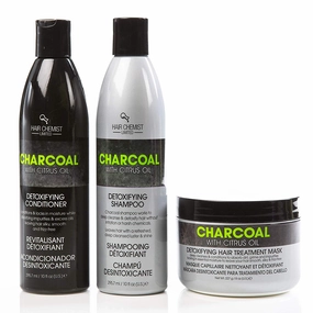Hair Chemist Charcoal w/Citrus Oil COMBO: Shampoo 10 oz.   Conditioner 10 oz.   Hair Mask 8 oz.