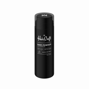 Hair Craft Co. Hair Powder 1oz – Matte Finish   Light Hold   Dry Look/Feel – Added Volume, Texture, & Thickness - Men's Lightweight Root Lifting Powder (Shaker Bottle) – For Thin/Short Hair - Scented