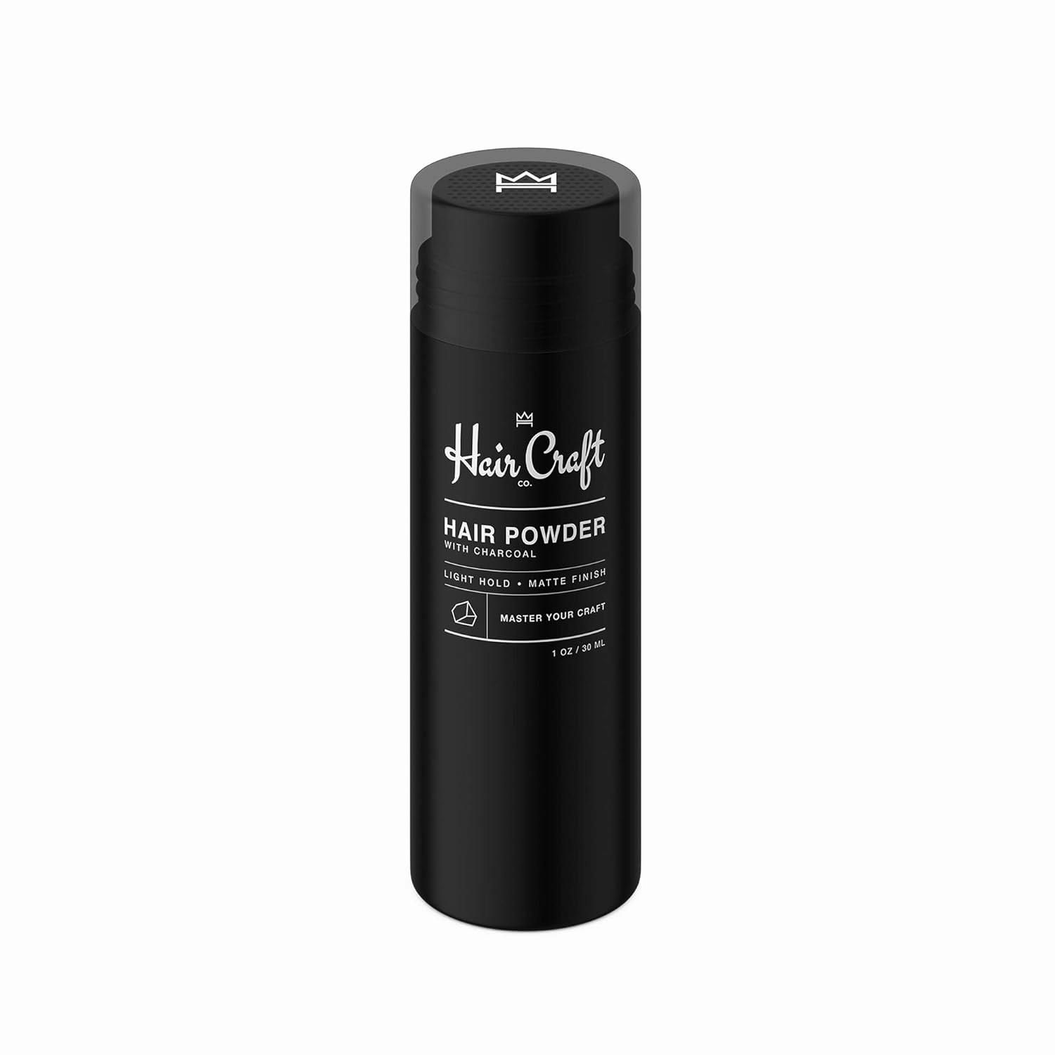 Hair Craft Co. Hair Powder 1oz – Matte Finish   Light Hold   Dry Look/Feel – Added Volume, Texture, & Thickness - Men's Lightweight Root Lifting Powder (Shaker Bottle) – For Thin/Short Hair - Scented