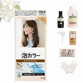 Hair Dye, Hair Dye Japanese, Hair Color Foam, Bubble Hair Dyes Milk Tea Brown, Japanese Bubble Hairs Dyes, Hair Color