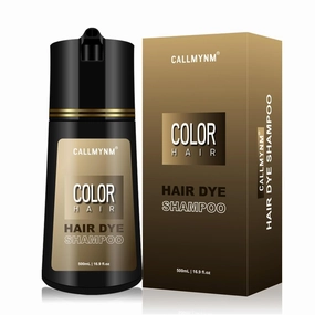 Hair Dye Shampoo for Gray Hair, 3 In 1 Natural & Long-Lasting Hair Color Shampoo, Instant Magic Hair Dye, Herbal Treated for Men Women,16.9 fl.oz (Dark Coffee)