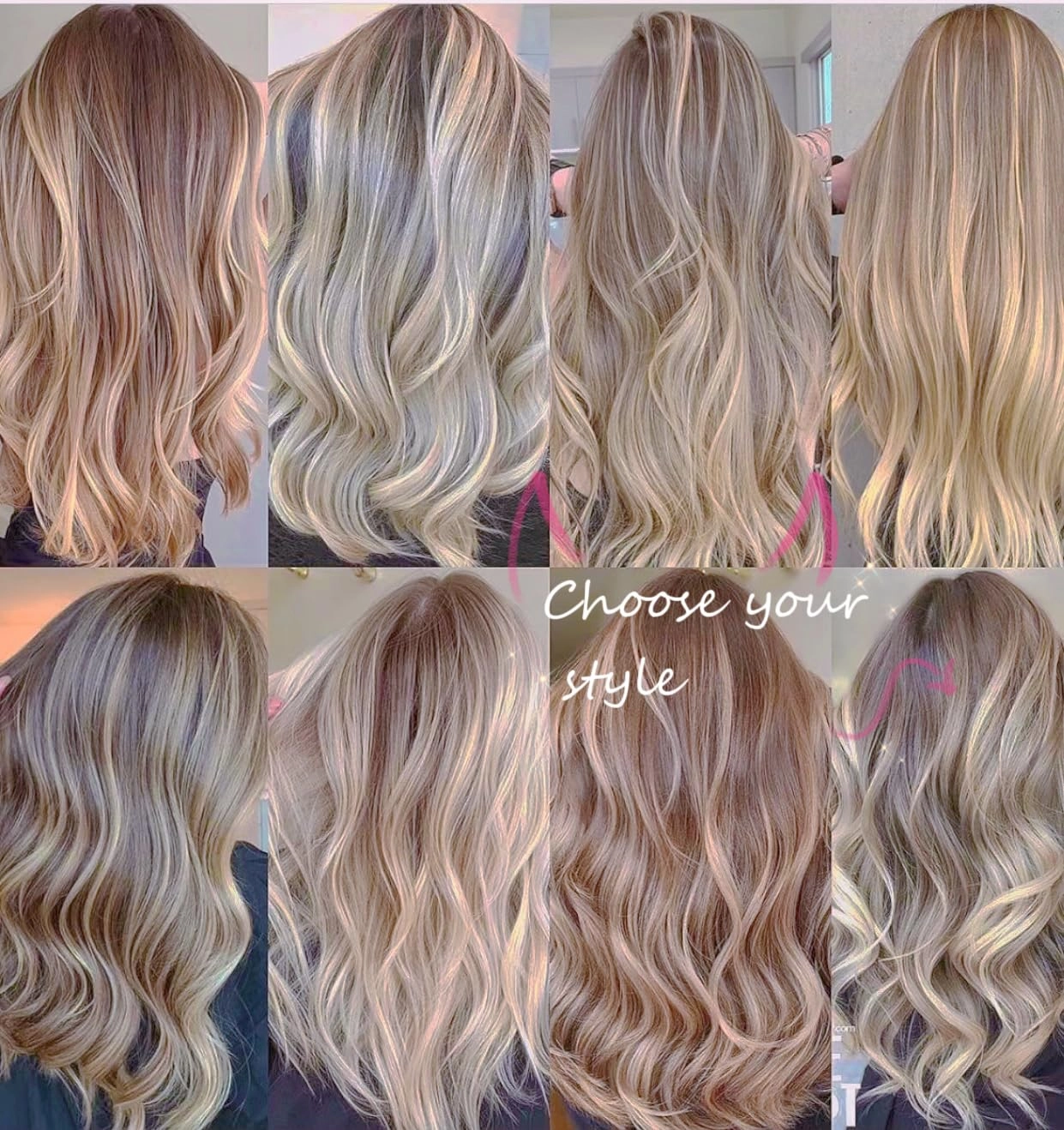 Hair Extensions Long Curly Hair for Women Wavy Clip in Hair Extensions 4 Piece Set 20 Inch Synthetic Hair(Dirty Blonde)