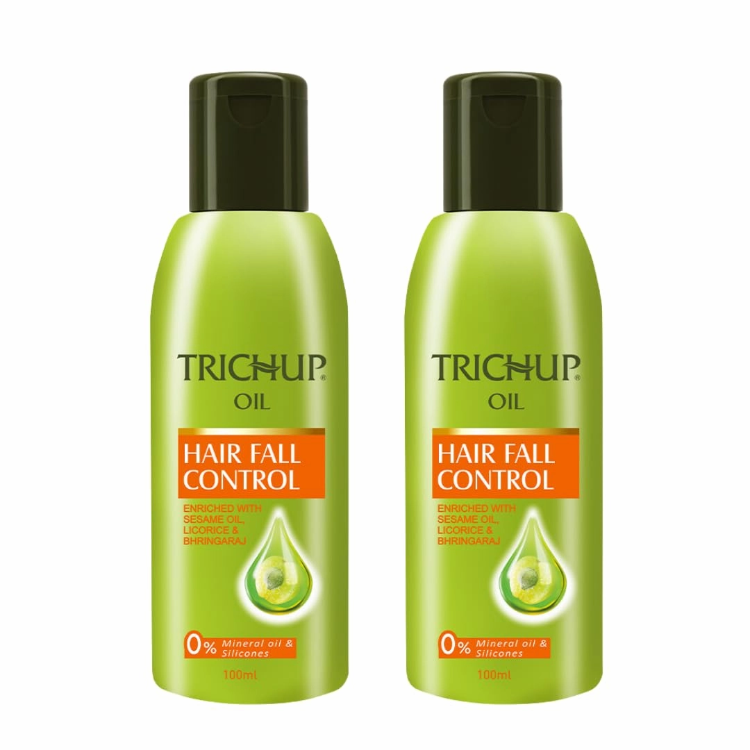 Hair Fall Control Oil - Enriched with Amla & Bhringraj - Reduces Hair Fall & Thinning Hair - Strengthen Hair Follicles, Gives Your Hair Strength & Luster