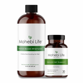 Hair Growth Bundle – Herbal Boost Shampoo   Hair Growth Supplement