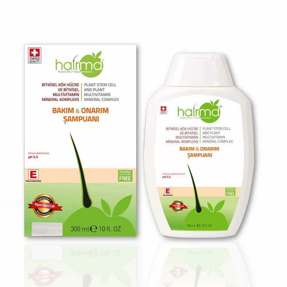 Hair Repair Shampoo – Pharmacy Hair Loss Treatment for Thin and Loose Hair – Promotes New Hair Growth and Cellular Regeneration – 300 ml Shampoo with Collagen, Keratin and Provitamin B5