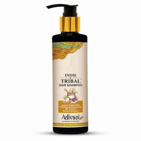 Hair Shampoo By The Indie, Earths Infused with 25  powerful ingredients, Deep Cleanses Strengthens & Fortifies Hair Naturally Based on Hakki Pikki Tribe’s