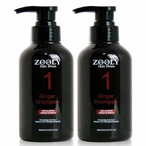 Hair Shampoo Ginger Scalp Care, Balance Oil, Strengthening & Thickening Hair for Women and Men, 20.3 Fl Oz, Pack of 2