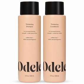 Hair Thickening Shampoo and Conditioner Set, Increases Density & Strength, for Straight or Wavy Hair Types, 13 Fl Oz Each (Pack of 2)