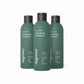 Hair Thickening Shampoo for Natural Hair Growth - 7.9oz - Pack of 3 - Hair Growth Treatment for Men & Women for Thinning & Dry - DHT Blocker - Infused with Biotin & Rosemary Oil