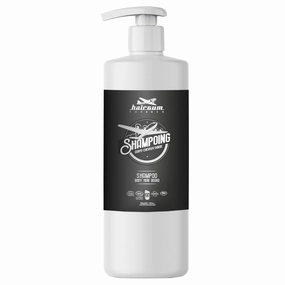 Hairgum Mens Hair & Beard Shampoo - All In One Hair Shampoo For Men - Beard and Mustache Hair Moisturizing Mens Shampoo - Cleansing Hair and Beard Shampoo with Shea Oil (31 oz)