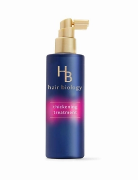 HB Hair Biology Thickening Treatment for Fine, Thin, Flat, and Treated Hair, (1 Pack), Purple, 6.4 fl oz total