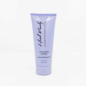 Head Kandy The Brass Kisser Deep Conditioning Mask | Color Correction For Blonde Hair | Anti-Brassiness | Enriched with Purple Pigments | 6.7 oz