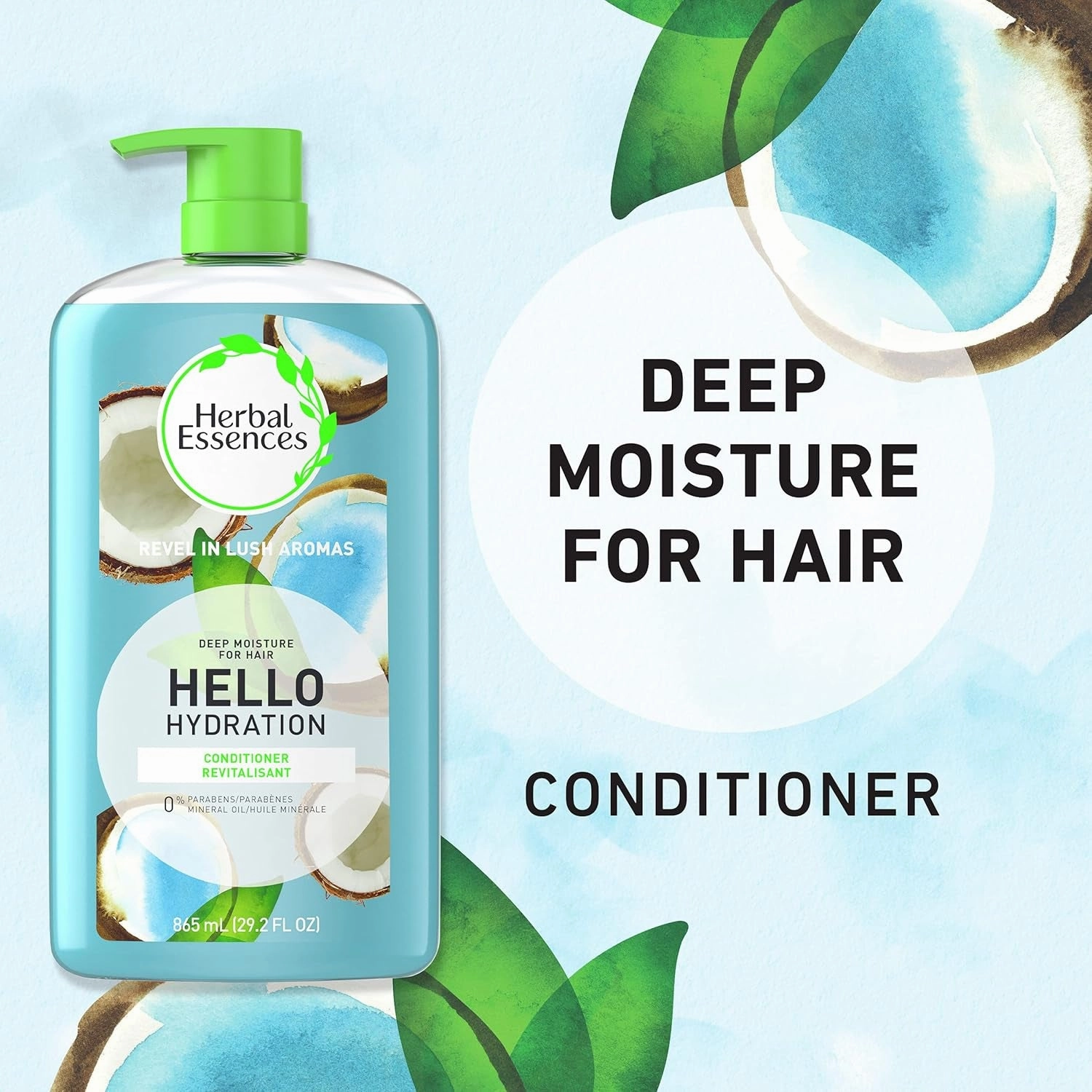 Hello Hydration Conditioner Deep Moisture for Hair, 29.2 Fl Oz