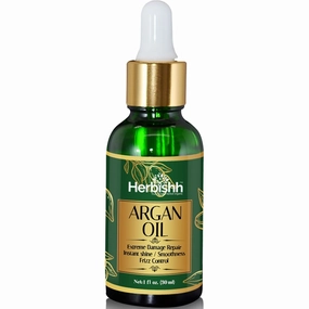 Her.bishh. Argan Oil for Hair – Deep Conditioning Treatment & Frizz Control | Moroccan Argan Oil for Damage Repair & Nourishment | Hair Serum 30ml