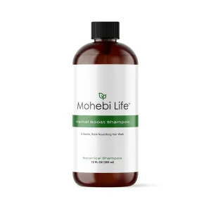 Herbal Boost Shampoo For Men with Pumkin Seed, Saw Palmetto, Lavender, and Peppermint; for all hair types, 12 oz.