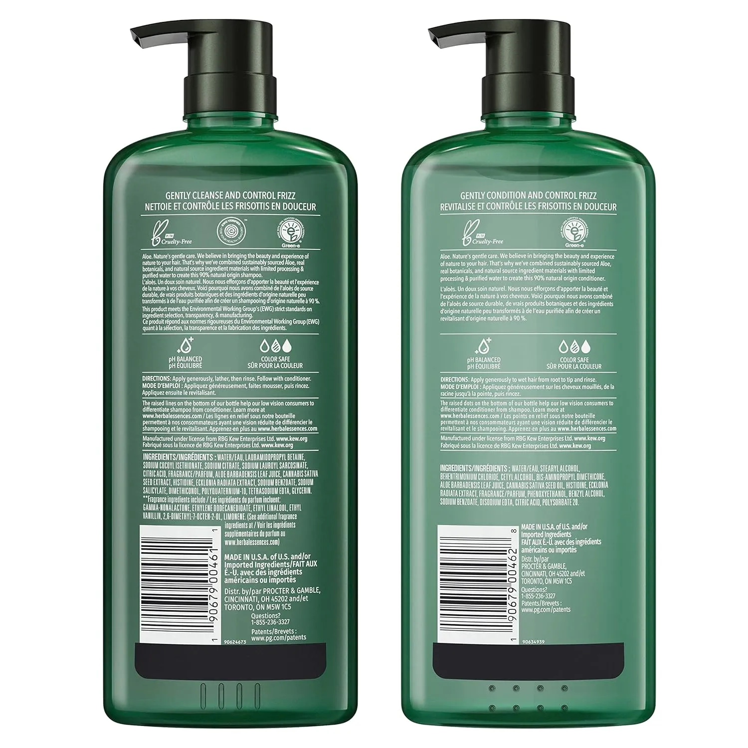 Herbal Essences bio:renew Potent Aloe   Hemp Shampoo and Conditioner Bundle