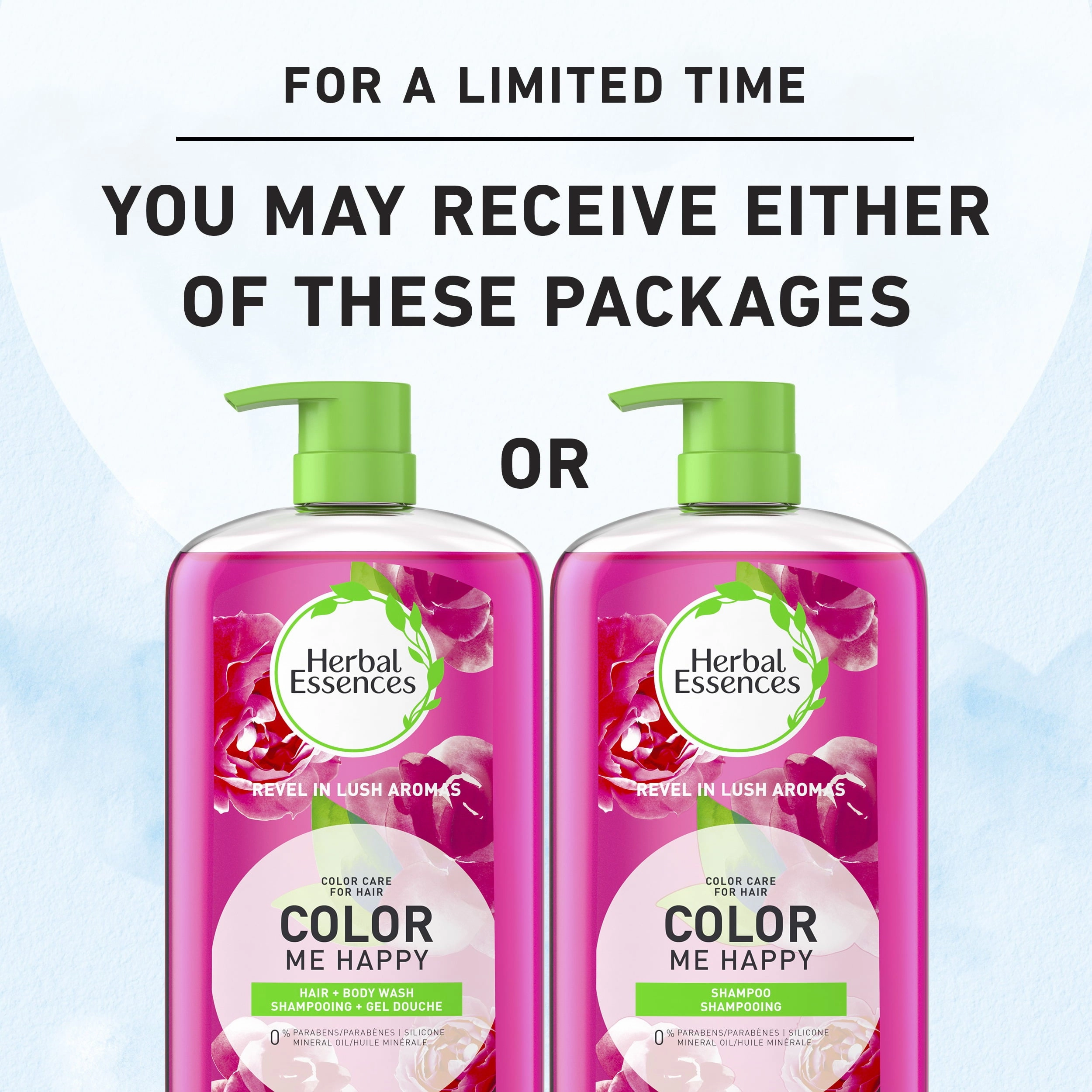 Herbal Essences Color Me Happy Shampoo & Body Wash Shampoo for Colored Hair 29.2