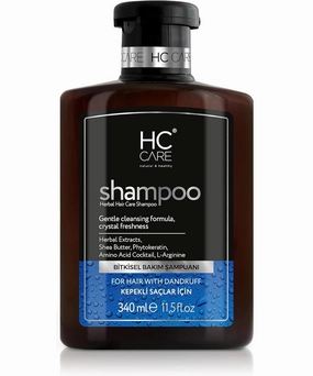 Herbal Shampoo for Dandruff Hair 11.5 fl oz - Hair Strengthening Anti Frizz Daily Shampoo - Hydrating Hair Care for Dandruff Damaged Hair and Growth, Color Treated Hair