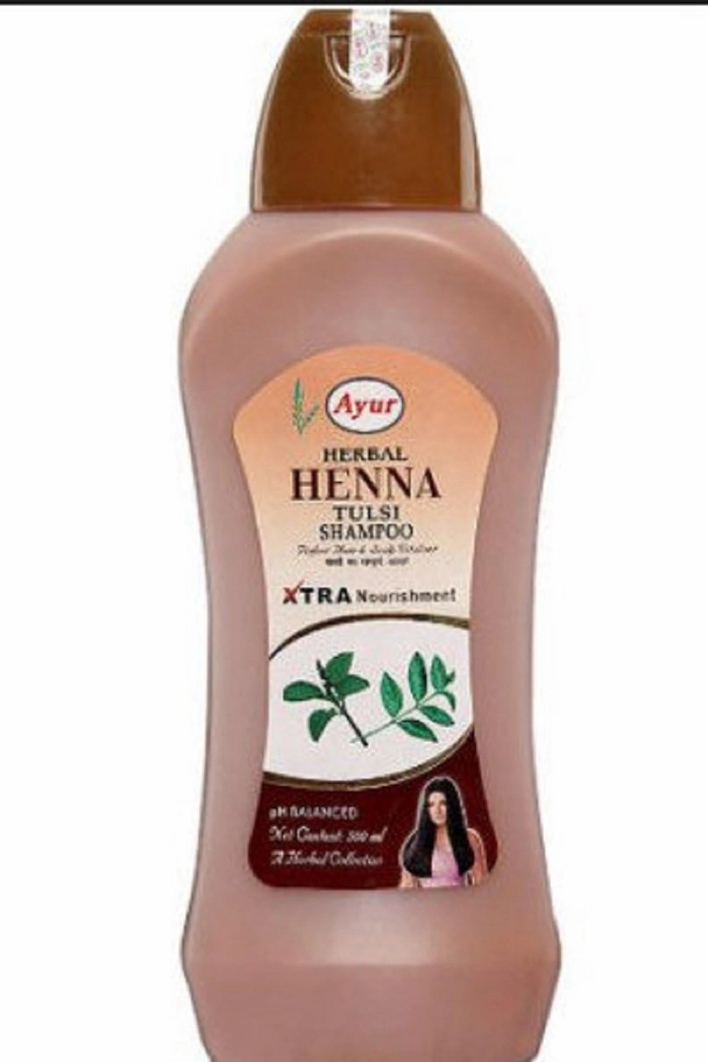 Herbal Shampoo Henna with Tulsi Scalp vitalizer 500 ml (16.90 fl ozs)