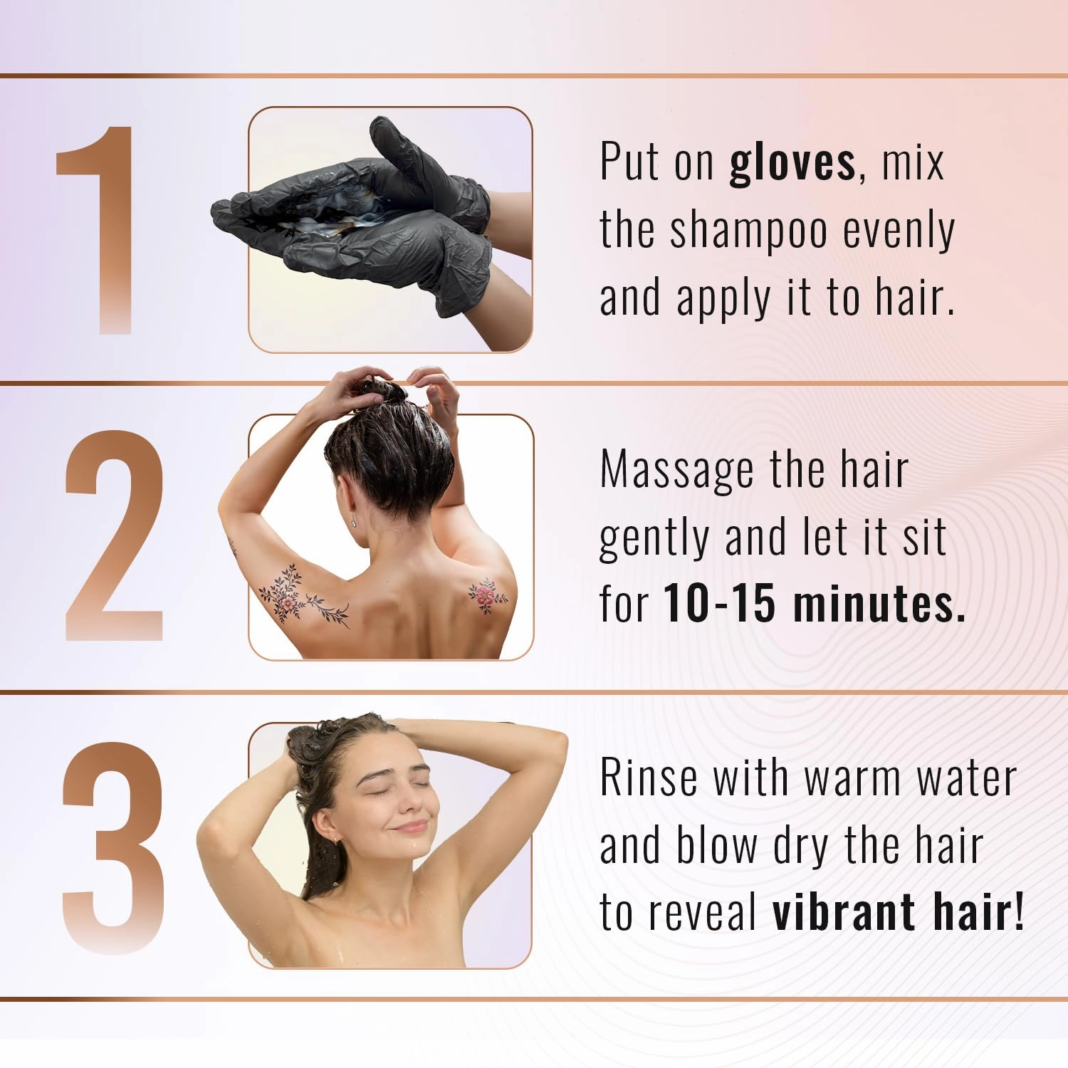 Herbishh Argan Hair Mask Shampoo - Natural Hair Dye for Gray Hair - Long-Lasting Color in Minutes - Travel Size - Ammonia-Free - 10 1 Pack (Grape Red)