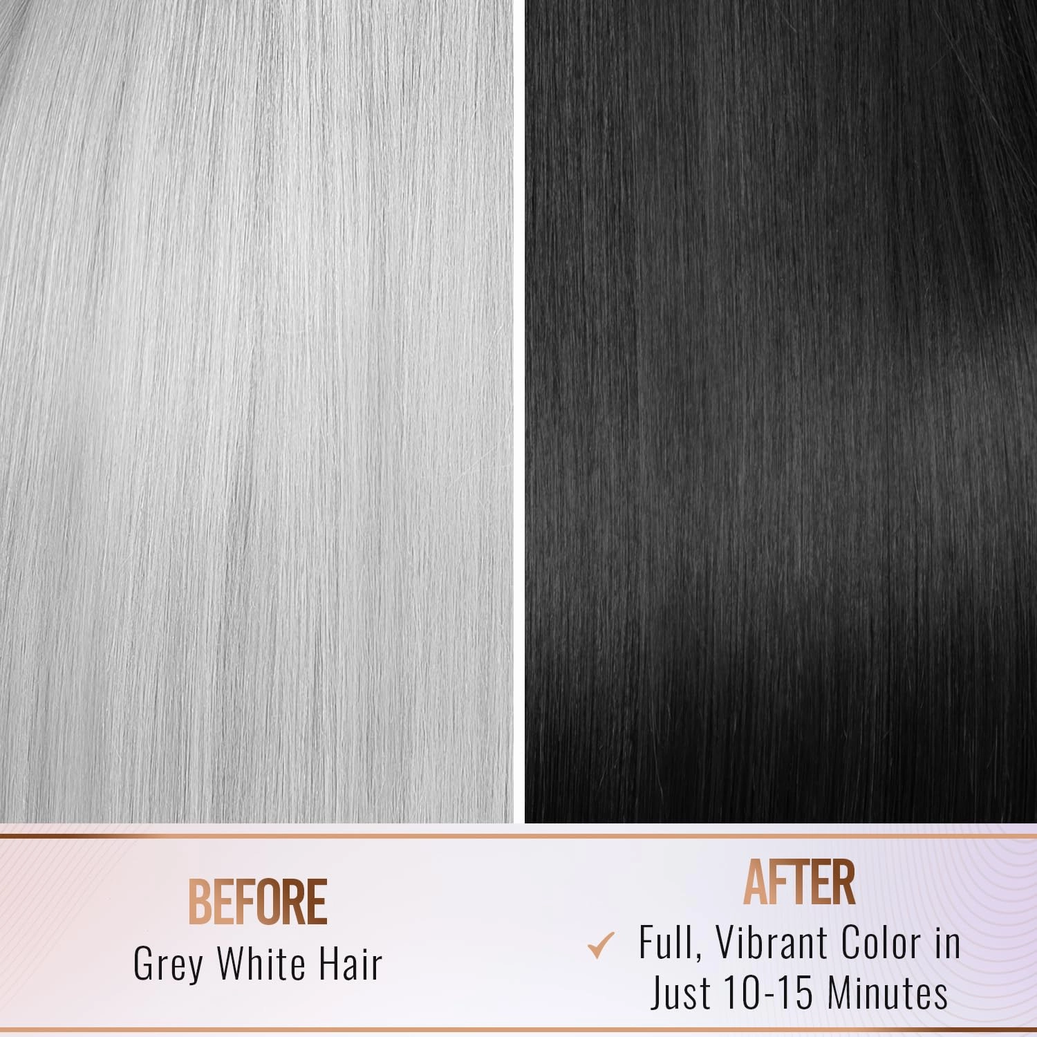 Herbishh Natural Hair Dye Shampoo with Argan Mask - Long-Lasting Color for Gray Hair - Travel Size, 10 1 Pack, Ammonia-Free (Black)