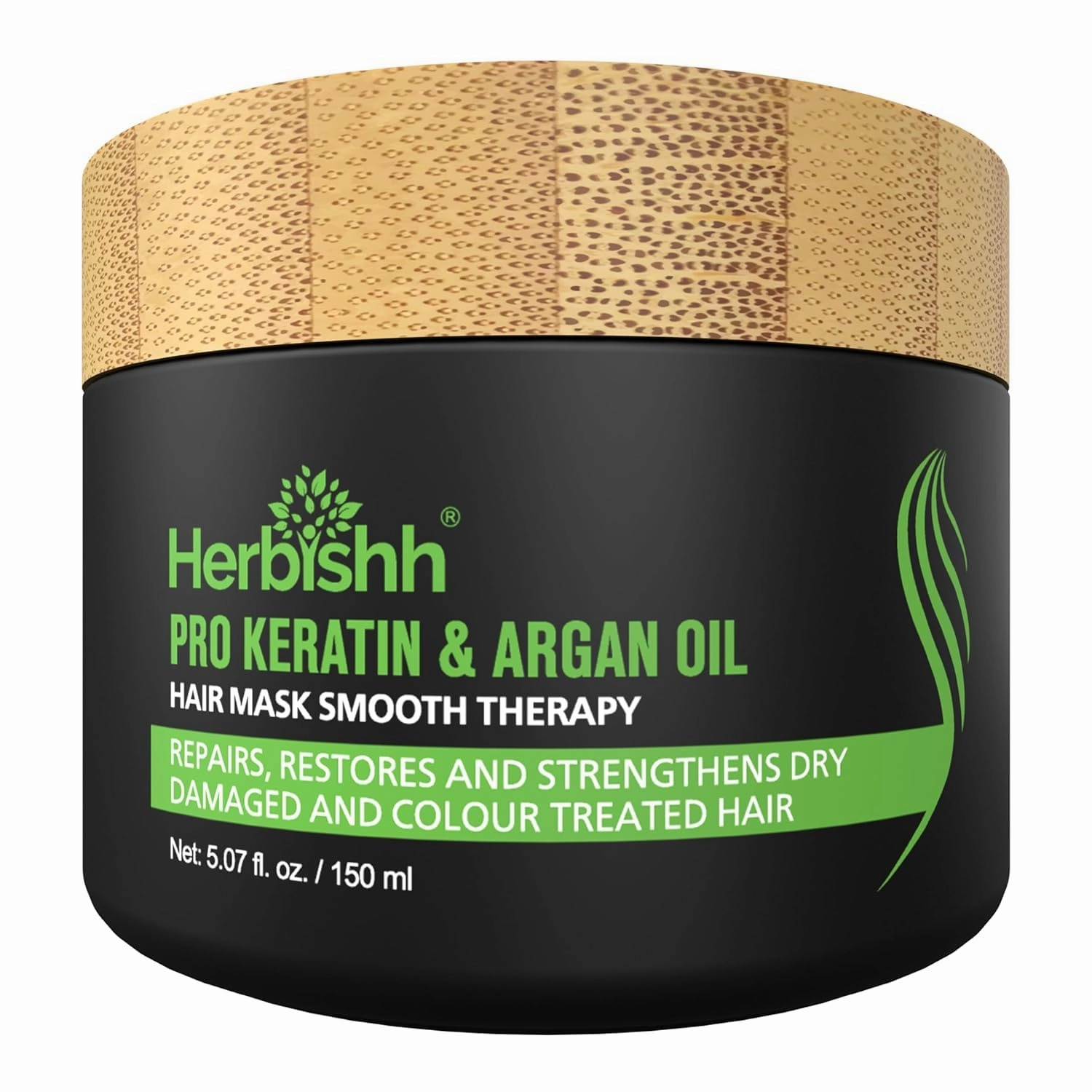 Herbishh Ultimate Combo Hair Color Shampoo Golden Brown 400ml Pack of 2 for Gray Hair   Argan Hair Mask 150gm for Conditioning & Hydration | Shampoo Para teñir el cabello | Long Lasting & DIY |
