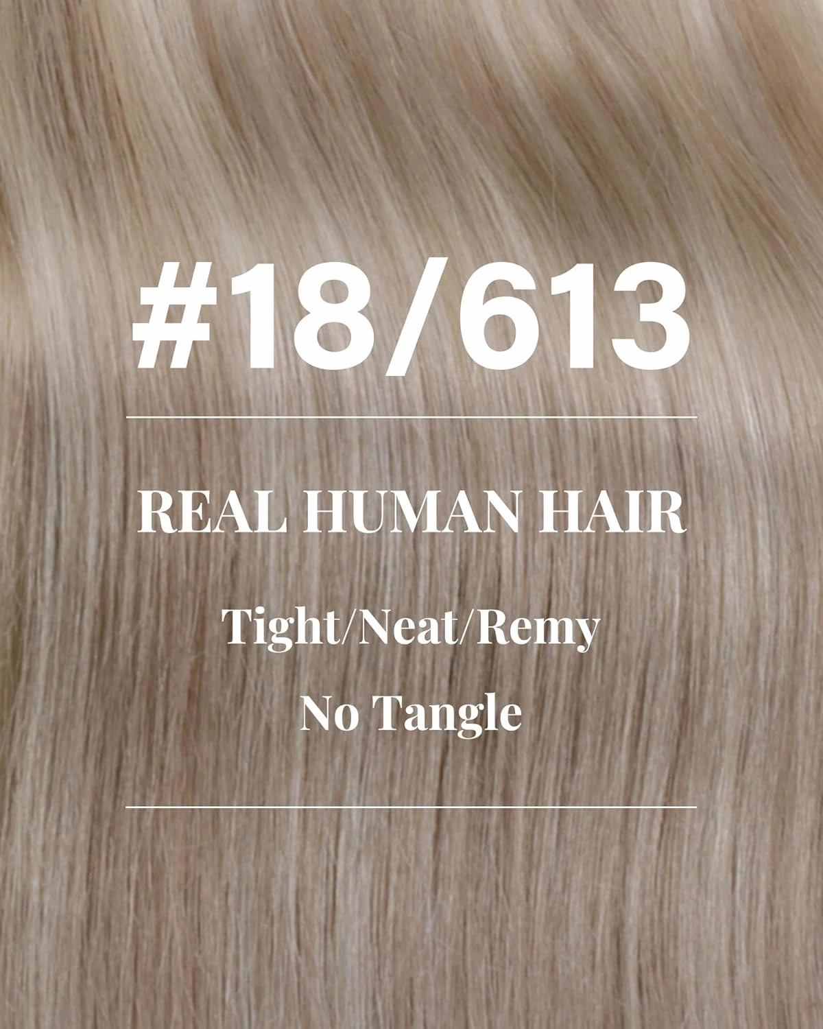 Hetto Sew in Hair Extensions Real Human Hair Highlights Weft Hair Extensions Human Hair Ash Blonde Mix Bleach Blonde Silky Straight 18 Inch 100g