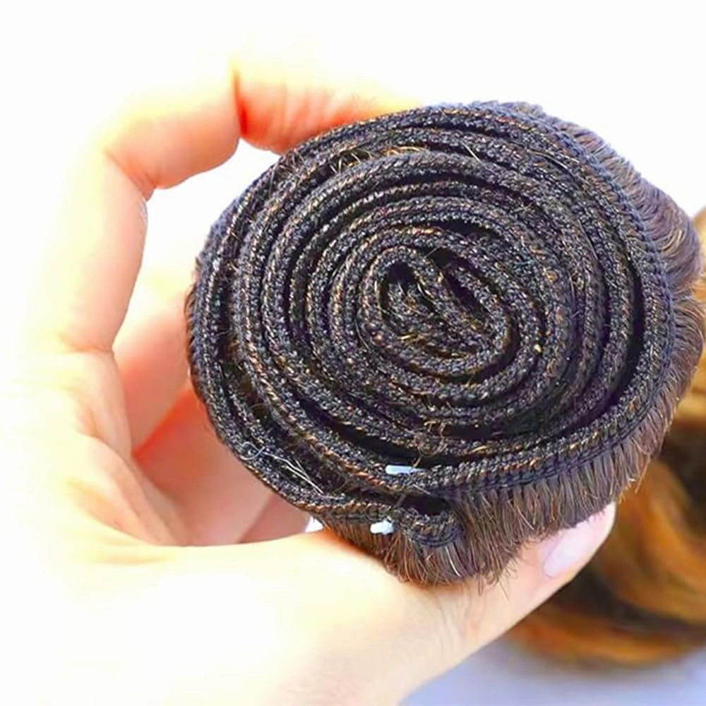 Honey Blonde Human Hair Bundles P27/30 Honey Brown Deep Wave Bundles 10 12 14 Inch Unprocessed Brazilian Virgin Remy Hair 2 Tone Color 30 Mixed Honey Blonde