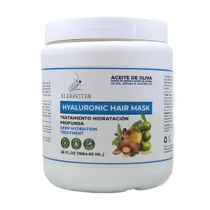 Hyaluronic Hair Mask Formulated With a Rich Blend of Olive Oil and Jojoba Oil to Provide Intense and Lasting Hydration for Dry or Damaged Hair, Restore Vitality and Shine (36 OZ)