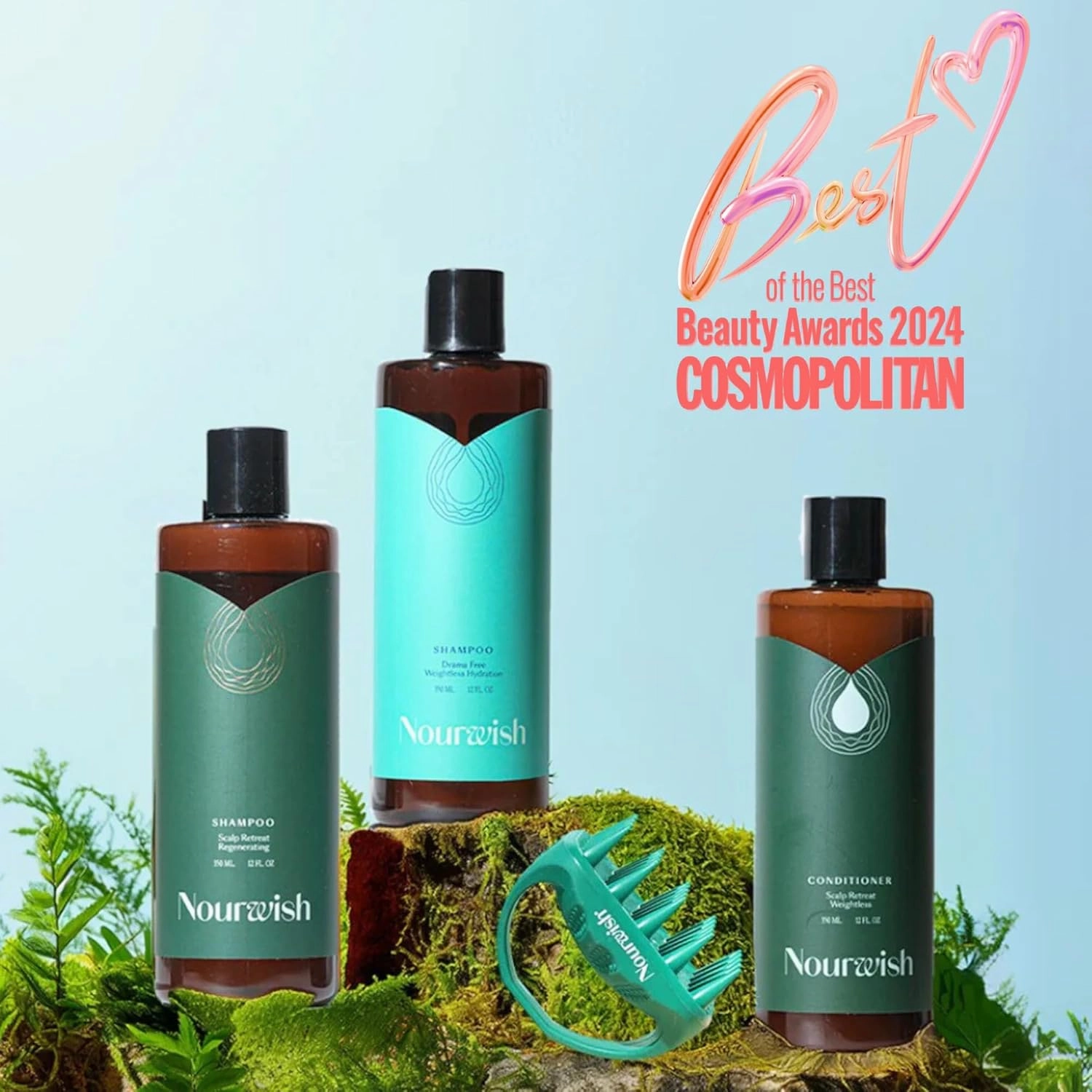 Hydrating Thickening Reparing Shampoo (Korean, Japanese) Haircare For Damaged Low-Porosity Hair (Airy Glow)