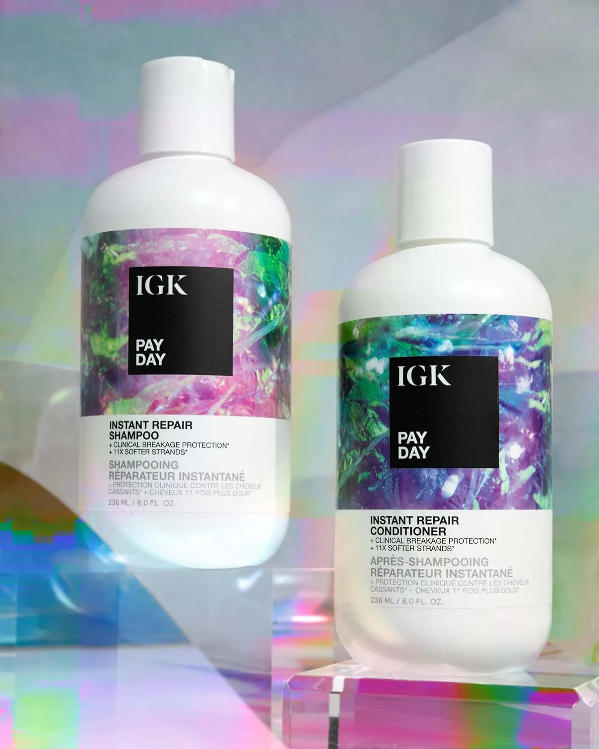 IGK PAY DAY Instant Repair Shampoo | Bond-Building   Damage Repair | Vegan   Cruelty Free | 8 Oz
