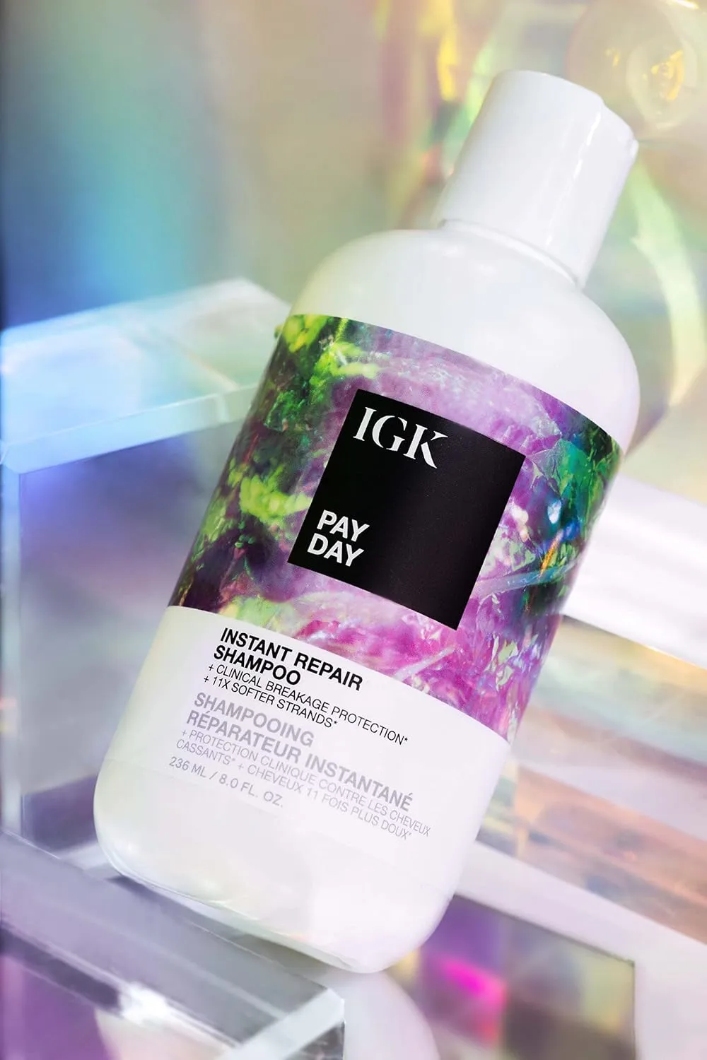 IGK PAY DAY Instant Repair Shampoo | Bond-Building   Damage Repair | Vegan   Cruelty Free | 8 Oz