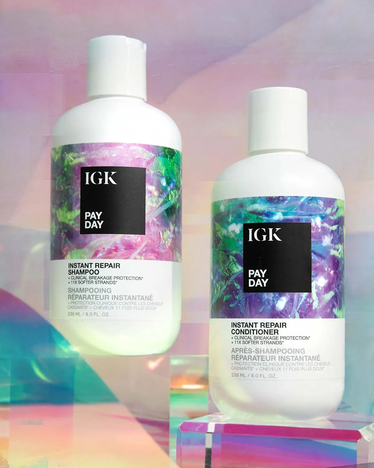 IGK PAY DAY Instant Repair Shampoo Liter | Bond-Building   Damage Repair | Vegan   Cruelty Free | 33.8 Oz