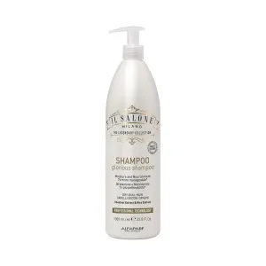 Il Salone Milano Glorious Moisturizing Shampoo for Dry Hair - Adds Shine and Softness to Dull Hair - Repairs and Protects - Professional Hydrating Shampoo - Made in Italy - Vegan (33.8 oz / 1000 ml)