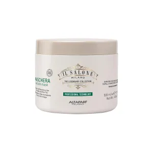 Il Salone Milano Professional Keratin Hair Mask - Damaged Hair Treatment with Almond Oil   Vitamin E to Repair, Nourish and Strengthen Hair Fibers - Premium Quality (16.9 oz / 500 ml)