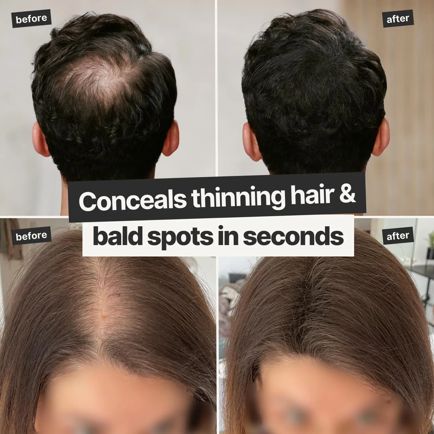 IMPERIO Hair Building Fibers for Thinning Hair - 26g Premium Hair Fibers for Women & Men in Hairdresser Quality - Hair thickening in less than 20 seconds (Light Blonde)
