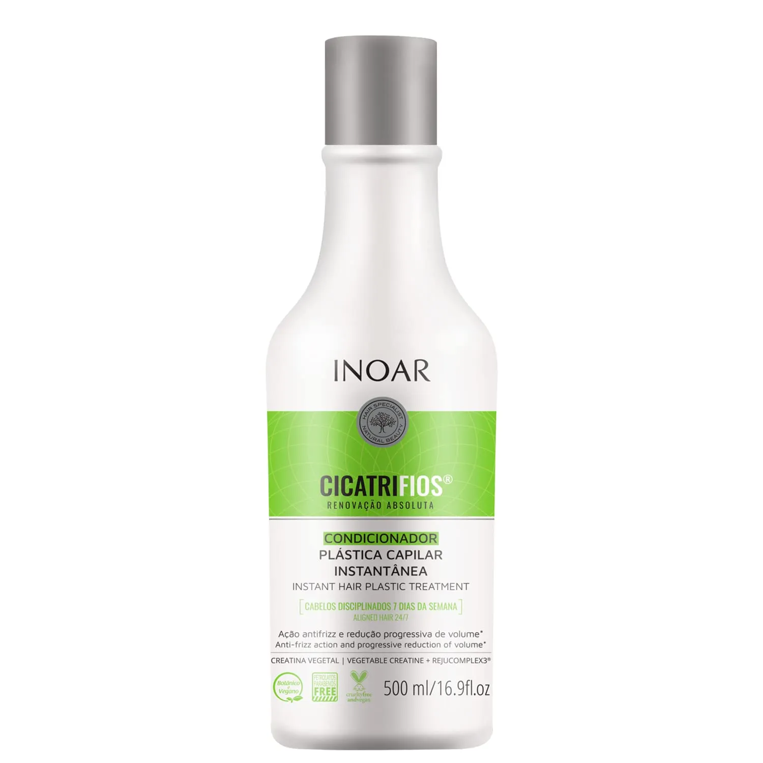 Inoar - Linha Cicatrifios - Condicionador Plastica Capilar 500 Ml - (Hair Recovery Collection - Surgery Conditioner 16.9 Fl Oz)