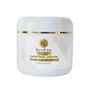 Intensive Repairs Lasting Hair Mask: Deep Conditioner for Dry, Damaged & Curly Hair with Argan and Macadamia Oil, 8.45 Fl OZ