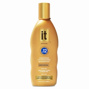IT Essentials No. 12 Amazing Hydrating Shampoo Professional-Grade for All Hair Types Infused with Abyssinian Oil and Sunflower Oil to Repair Damaged Hair & Control Frizz - Strengthens Hair & Spilt Ends