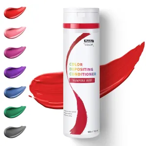 Ivnil Color Depositing Conditioner, Semi Permanent Hair Color Conditioner, Temporary Hair Color Conditioner for Women & Men(vampire red)