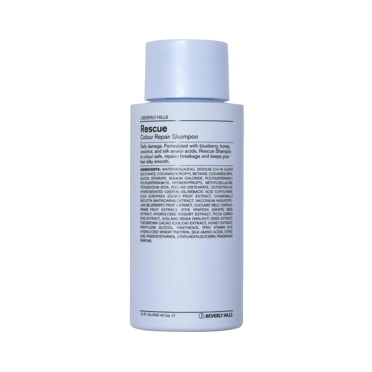 J Beverly Hills Blue Rescue Colour Repair Shampoo with Honey Extract for Hair Shine, (3 Oz, 12 Oz, 32 Oz)