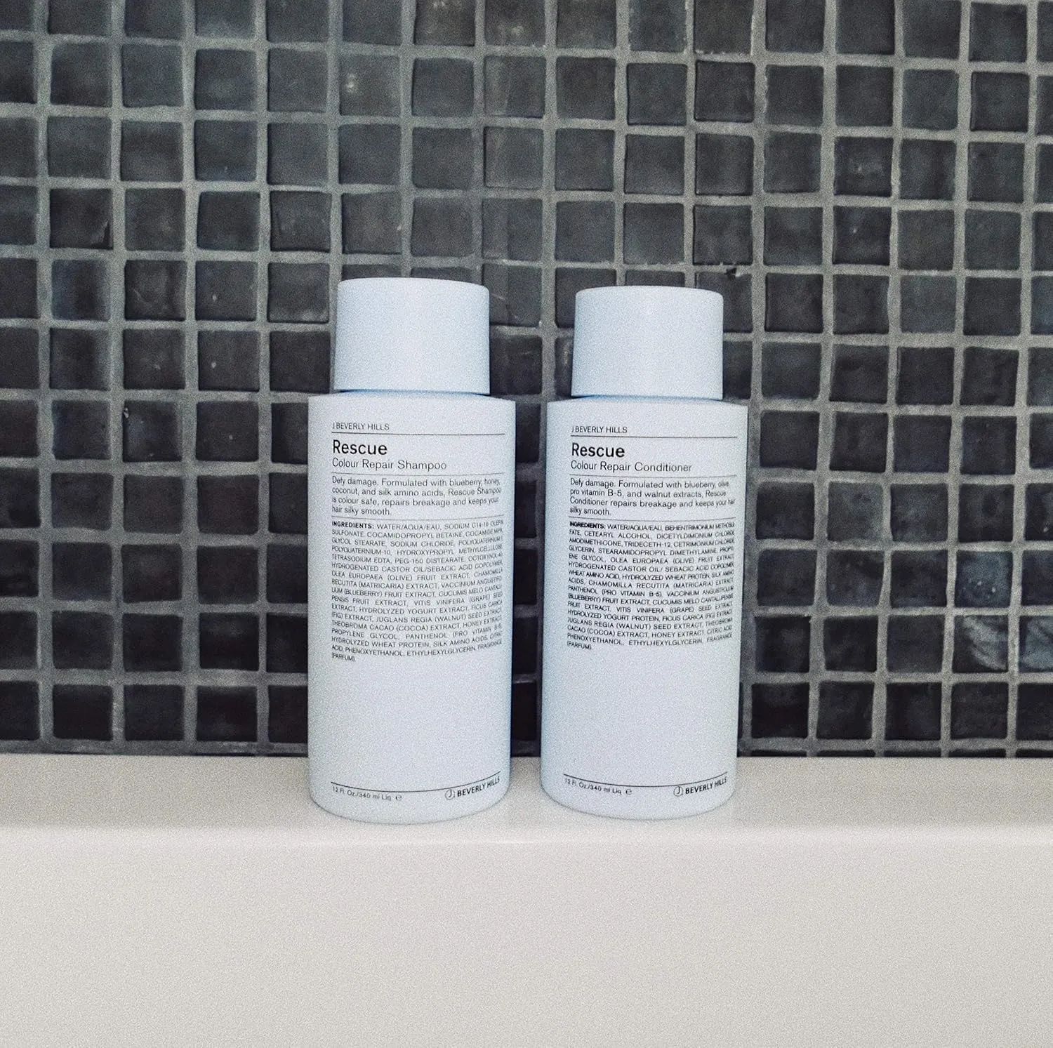 J Beverly Hills Blue Rescue Colour Repair Shampoo with Honey Extract for Hair Shine, (3 Oz, 12 Oz, 32 Oz)