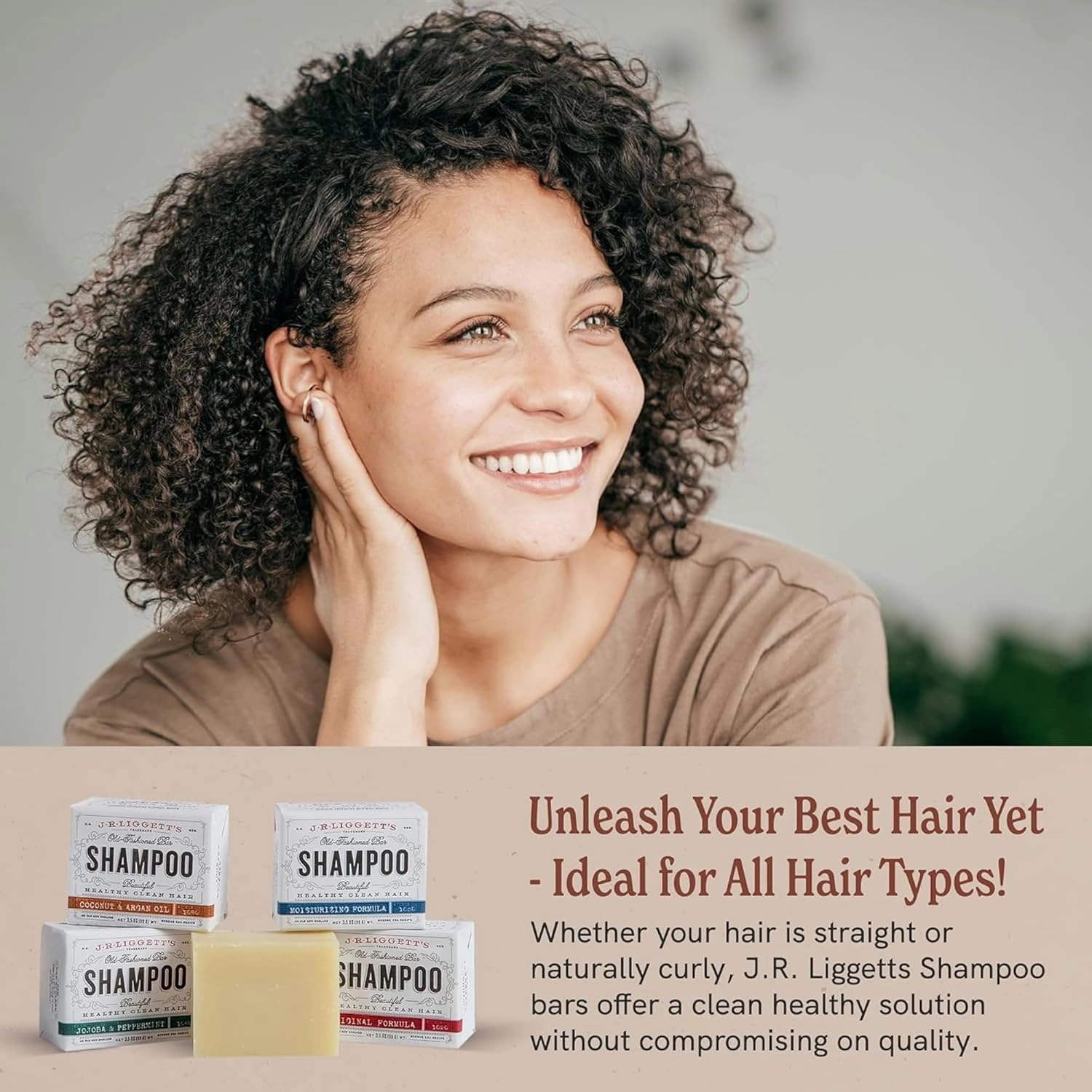 J·R·LIGGETT'S Shampoo Bar for Hair | Virgin Coconut and Argan Oil Formula | Supports Strong Healthy Hair | Nourish Follicles with Antioxidants and Vitamins | Sulfate-Free | 2 Pack 3.5oz