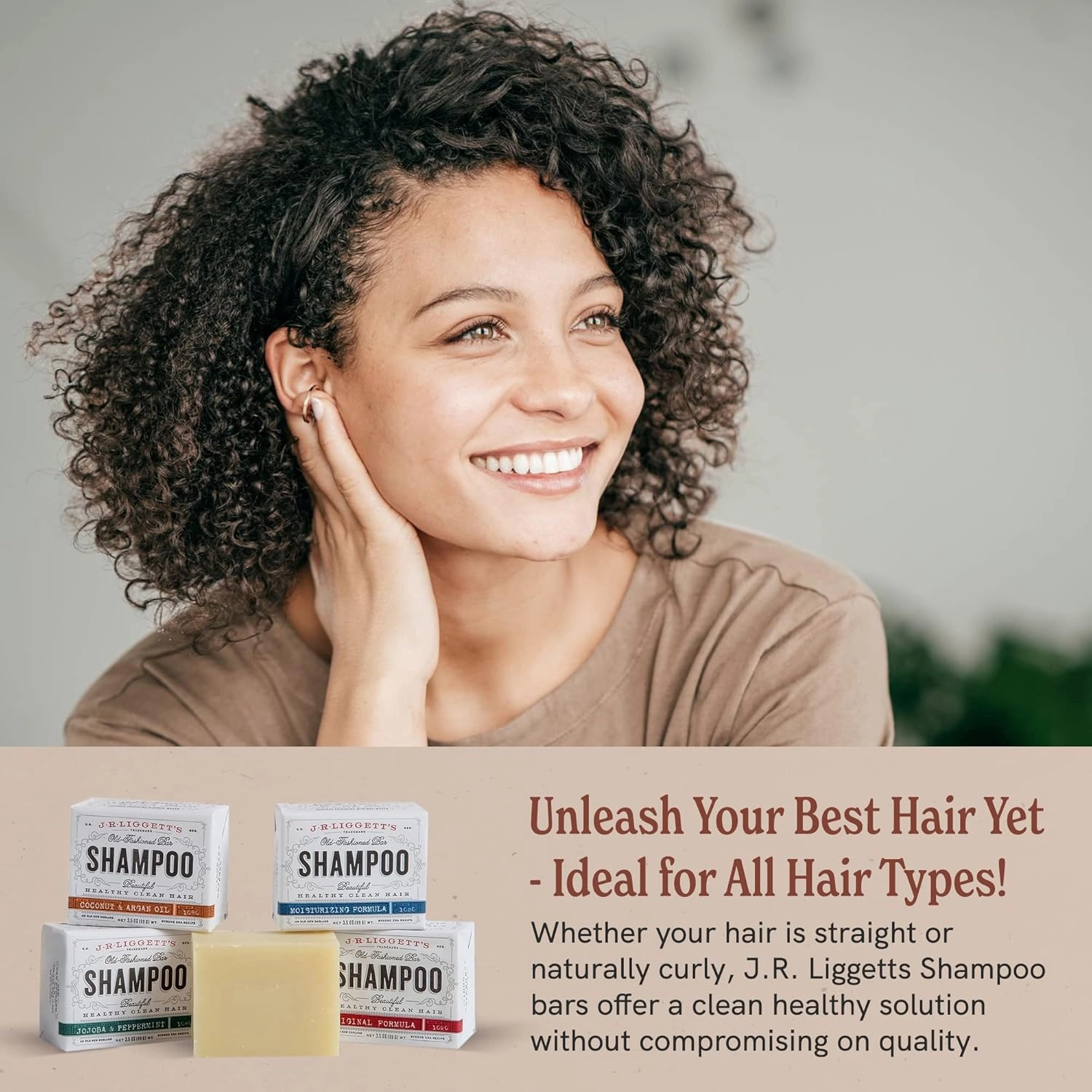 J·R·LIGGETT'S Shampoo Bar for Hair, Jojoba and Peppermint Formula, Bar to Supports Strong Healthy Hair Growth, Nourish Follicles, Antioxidants, Vitamins, Sulfate-Free, 2 Pack 3.5 oz