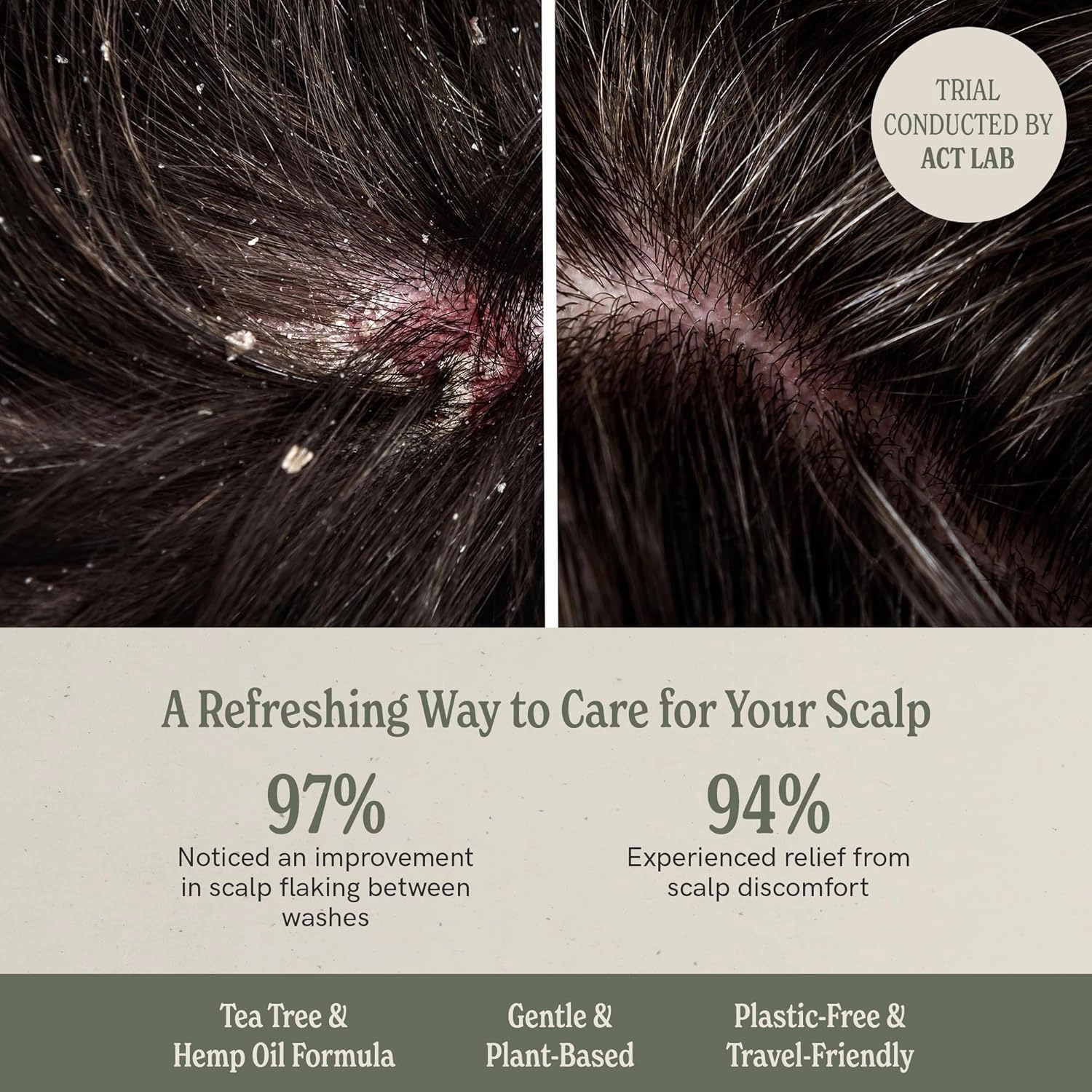 J·R·LIGGETT'S Shampoo Bar for Hair, Tea Tree and Hemp Oil Formula for Strong Healthy Hair Growth, Nourish Follicles with Antioxidants and Vitamins, Sulfate-Free - 2 Pack of 3.5 oz Bars