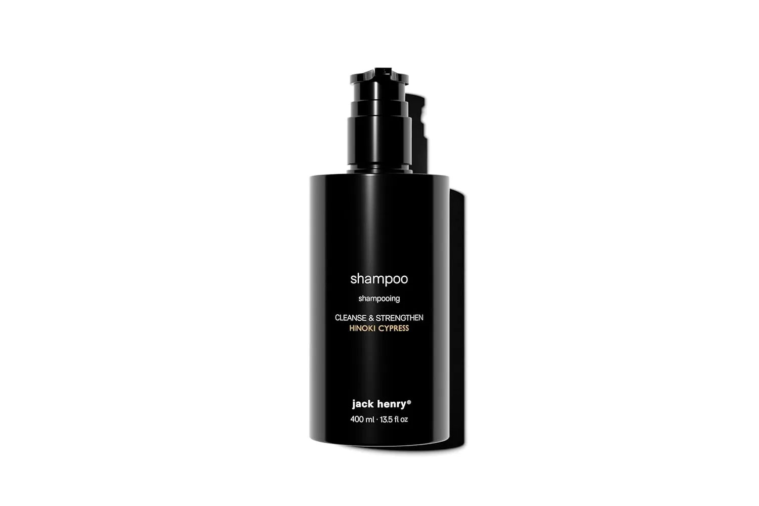 Jack Henry Creamy Shampoo – Ultra-Nourishing, Hydrating Cleanser with Supergreens – Strengthens Roots, Restores Shine & Balances Scalp – Non-Toxic, Sulfate-Free, Vegan – 13.5oz