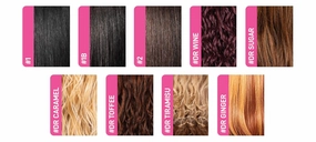 Janet Collection melt HD 360 HUMAN HAIR BLEND PRIME UNIMIX Hand-Tied 13X6 Frontal Baby Hair Transparent Lace GLUELESS TUPI WIG With SOFT YAKY TEXTURE. (COLOR #1)