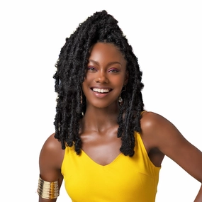 Janet Collection Nala Tress 3X BUTTERFLY FAUX LOCS Crochet Braid (10"/12"/14") (27)