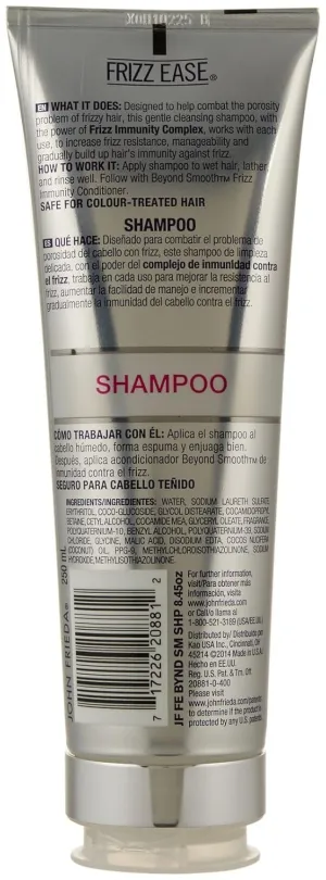 John Frieda Frizz-Ease Beyond Smooth Frizz Immunity Shampoo - 8.45 oz (Pack of 2)