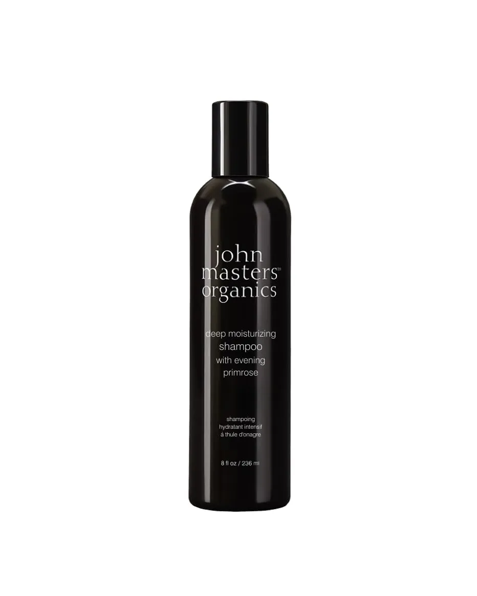 John Masters Organics - Shampoo for Dry Hair with Evening Primrose Good for Thinning, & Color Treated Hair - Moisturizer Infused with Essential Oils, Proteins, & Amino Acids - Sulfate Free - 8 fl oz (Pack of 1)